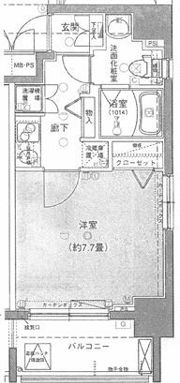 ヴェルト亀戸の間取り画像