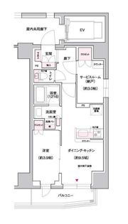 ジェイグランコート上野入谷の間取り画像