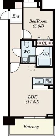 ヴァリエ東別院の間取り画像