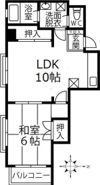 オクダビルの間取り画像
