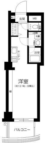 ヴィラージュ南青山の間取り画像