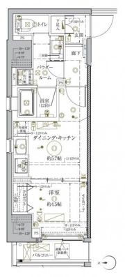 クレイシア秋葉原ラグゼスウィートの間取り画像