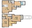 取石6丁目戸建 Cの間取り画像