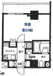 カスタリア門前仲町Ⅱの間取り画像