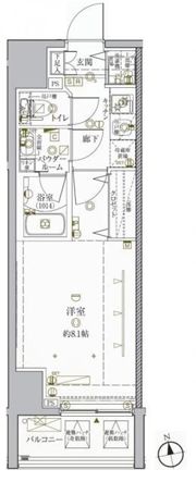 クレイシア秋葉原EASTの間取り画像