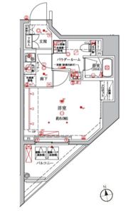 クレイシア秋葉原EASTの間取り画像