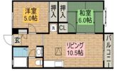 ハイツコスモの間取り画像