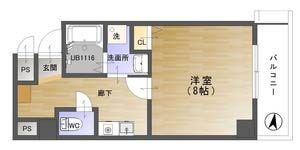 鳳TKハイツ2号館の間取り画像