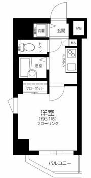 ガーラ・ステーション清澄白河の間取り画像