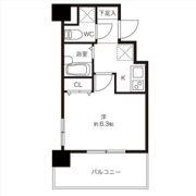 DeLCCS日本橋浜町の間取り画像