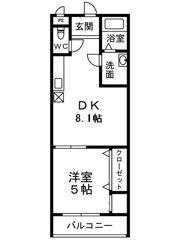 フジパレス堺鳳中Ⅱ番館の間取り画像