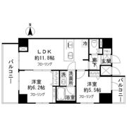 ジーベック蒲田ステーションエグゼの間取り画像