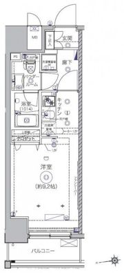 クレイシア秋葉原の間取り画像