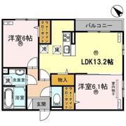 トリシア クレールの間取り画像