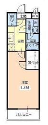 フジパレス堺鳳中Ⅲ番館の間取り画像