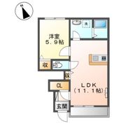 エレガンスコート西嶋の間取り画像