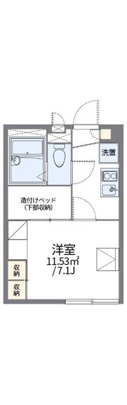 レオパレスサンヴィレッジ18の間取り画像