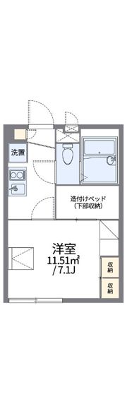 レオパレスsunflowerⅡの間取り画像
