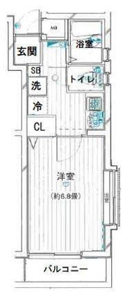 プレール・ドゥーク新中野の間取り画像