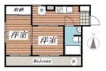 まんしょん早稲田の間取り画像