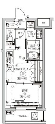 セジョリ東陽町Ⅱの間取り画像