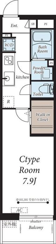 ヴィラ新小岩の間取り画像