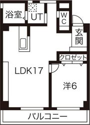 信和元町ハウスの間取り画像