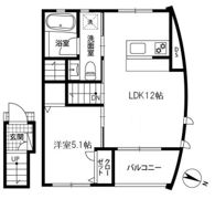 パラディ成城の間取り画像