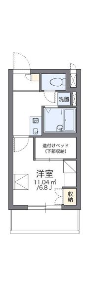 レオパレス大倉山エクレールの間取り画像