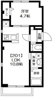 カーサおぎのの間取り画像