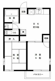 ベルメゾンの間取り画像