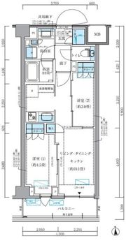 パークアクシス品川シーサイドの間取り画像