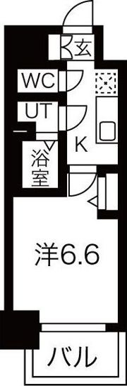 メイクスWアート今池Ⅲの間取り画像