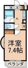 メゾンヴェルメイユの間取り画像