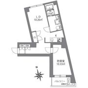 アズミュージック新宿御苑の間取り画像