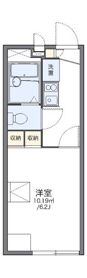 レオパレスサニーサイドヒライの間取り画像