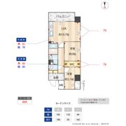 コスモグラシア三ノ輪の間取り画像