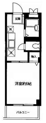 アステール 南蒲田の間取り画像