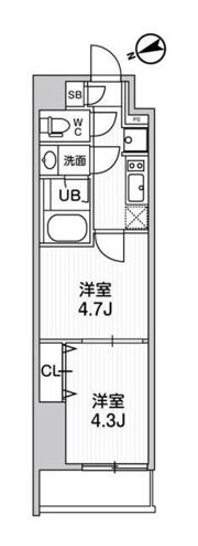 TASUKI RICHESSE KAMATAの間取り画像