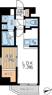 アジールコート西馬込Ⅱの間取り画像