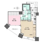パークハウスオー・タワーの間取り画像