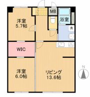 ナチュラルタウンⅡの間取り画像