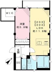 ラシーネ北新宿の間取り画像