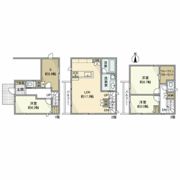 中野戸建の間取り画像