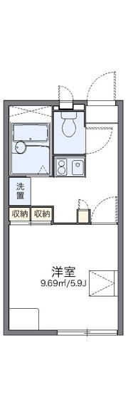 レオパレス山口Cの間取り画像