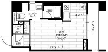 ステージグランデ蔵前の間取り画像