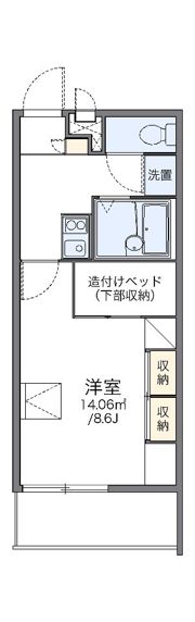 レオパレスPoemの間取り画像