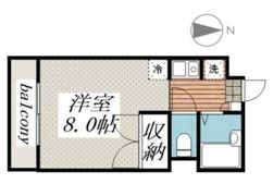 ハイツWATANABEの間取り画像