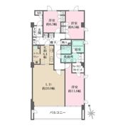 パークハウス等々力 W棟の間取り画像