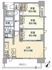 アデニウム新小岩Ⅱの間取り画像